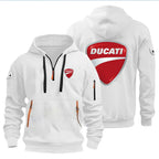 Ducati men's hooded sweatshirt spring autumn outdoor sportswear fashionable casual motorcycle enthusiasts loose men's clothing