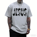 Christian Jesus Faith Shirts for Men God Religious Cross Bible Verse Inspirational Oversized Graphic Tees Tops Graphic T-Shirts