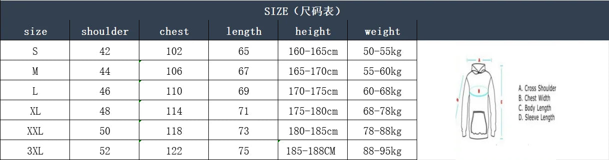 Men's and Women's Casual Fashion Trendy Hoodie Spring and Autumn Outdoor Sweatshirt Popular Font Print Pullover Jacket