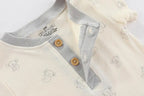 Unisex Cotton Newborn Baby Boy Clothes 3Pieces Summer 0-12M Cartoon Baby Girl Clothes Print Bodysuits Short Sleeve Bebes