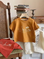 1 2 3 4 5years Kids Clothing Summer T-shirt Tops O-neck Casual Loose Baby Girl Boy Short Sleeve Tees Children's Clothes Tshirts