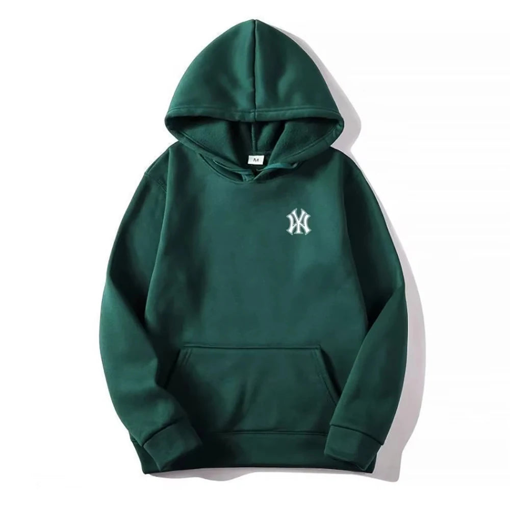 Men's and Women's Casual Fashion Trendy Hoodie Spring and Autumn Outdoor Sweatshirt Popular Font Print Pullover Jacket