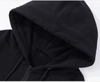Women's Autumn Winter Hoodies Stethoscope EKG printed zipper Hooded Jackets Nursing Zipper Pocket Sweatshirt Nurse Life Outwear