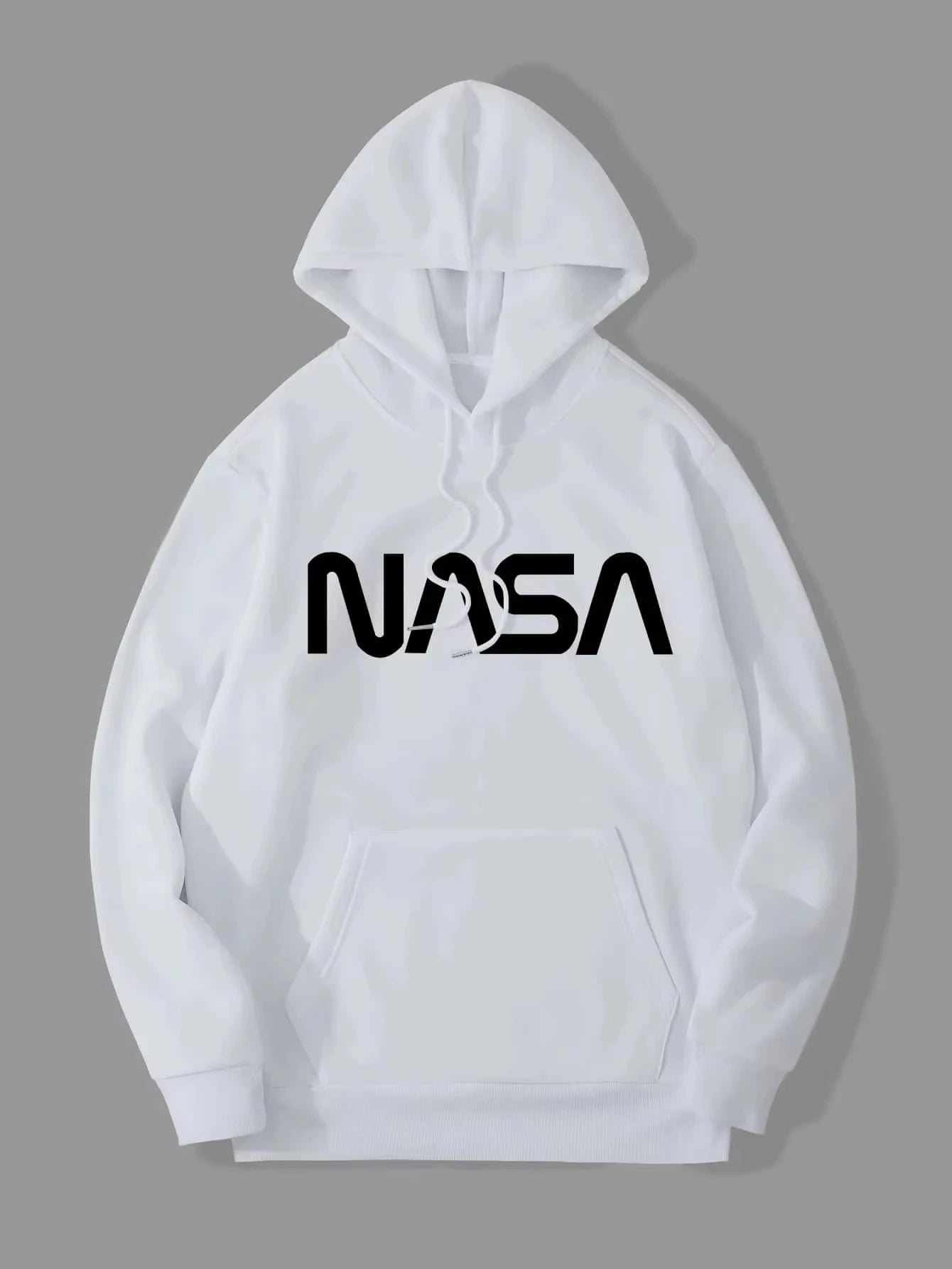2025 High - Quality Pure Hoodie Embellished with NASA Logo A Must - Have for Supporters of Space Missions and Lovers of Street