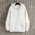Women's Long Sleeve Zip Closure Breathable Lightweight Sweatshirts Perfect Autumn Hoodie Jackets in Casual Street Style