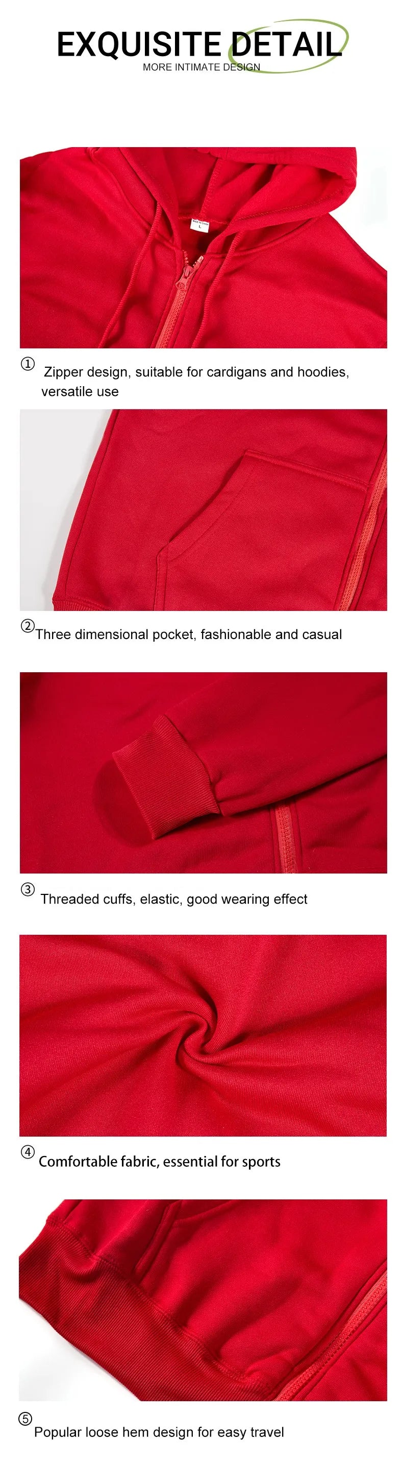 New Solid Zipper Hoodie Women Warm Fleece Hoodies Autumn Casual Hoody  Street Pocket Sportswear Oversized All-Match Female veste