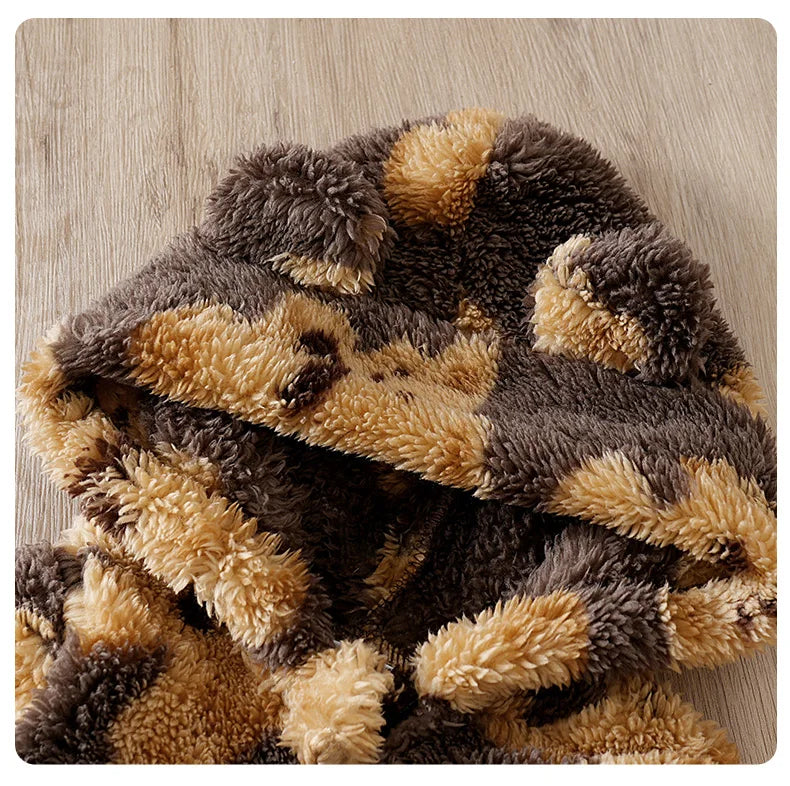 Autumn and Winter 0-18 Months Newborn Knitted Romper Baby Boy Girl Clothes bear Warmth Onesie Lovely Comfortable Hats Hipster