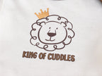 Kavkas 3 Pcs/lot Baby Boy Bodysuit 100% Cotton Lion Print 3M 6M 9M 12M Newborn Girls Clothes Summer Body Clothing