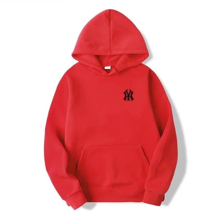 Men's and Women's Casual Fashion Trendy Hoodie Spring and Autumn Outdoor Sweatshirt Popular Font Print Pullover Jacket