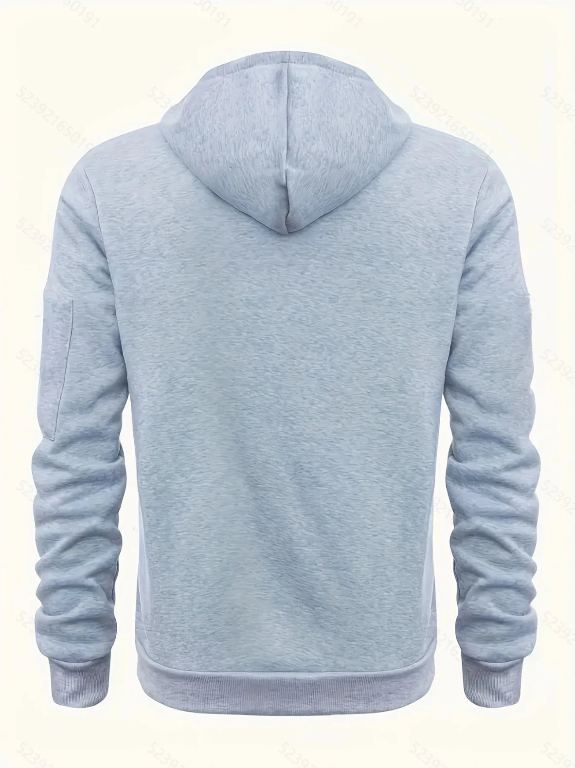 Men autumn and winter New Hoodies Long Sleeve Sweatshirt pocket Zipper Design Hooded Sweatshirt  Men Sportswear Casual Jacket
