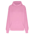 Plus Size Hooded Sweatshirt for Women Fall Fashion Casual Solid Color Pocket Hoodies Women's Clothing Street Hip Hop Hoody