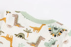 4Pieces Cotton Newborn Bodysuit Print Baby Girl Clothes 0-12M Cartoon Baby Boy Clothes Summer Short Sleeve Romper Bebes