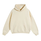 Plus Size Europe, America, Autumn and Winter Velvet Warm Thickened Retro Loose Casual Hoodie Couple Solid Color Sweater Tide