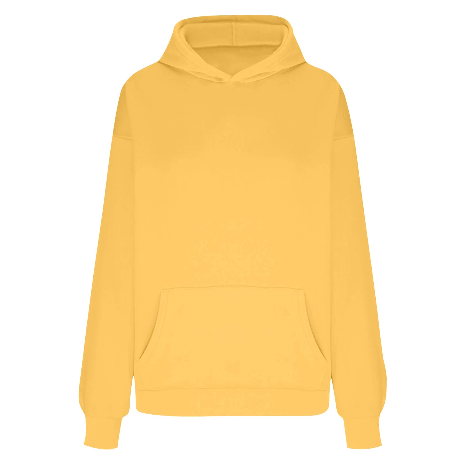 Plus Size Hooded Sweatshirt for Women Fall Fashion Casual Solid Color Pocket Hoodies Women's Clothing Street Hip Hop Hoody