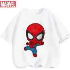 Boys Spiderman Clothes Girls Spider-Man Graphic T-Shirt Ages 3-14 Summer Marvel Kids Casual Tops