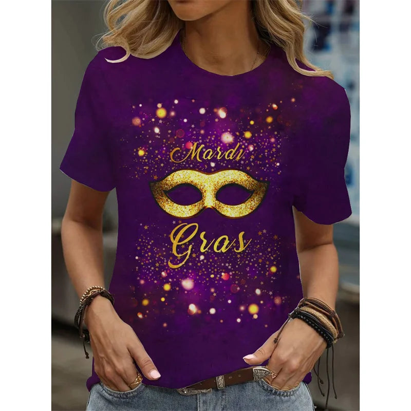 Cartoon Cat Graphic T-Shirt For Women Animal 3D Printed T Shirts Summer Fashion Casual Loose Tees Round Neck Tops Short Sleeves