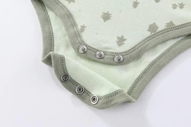 4Pieces Newborn Baby Boy Clothes Cartoon Cotton Romper Summer Short Sleeve Baby Girl Clothes 0-12M Print Bodysuit Bebes