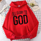 New Hoodies God Print Pullover Fashion Women Men Hoodies Long Sleeve Casual Hooded Sweatshirt Christian Shirt Design Hoody