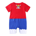 0-2 Years Baby Boy and Girl Romper Newborn Summer Short-sleeved Jumpsuit Baby Anime Cartoon Cotton Cosplay Costume