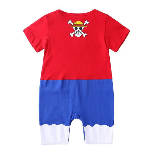 0-2 Years Baby Boy and Girl Romper Newborn Summer Short-sleeved Jumpsuit Baby Anime Cartoon Cotton Cosplay Costume