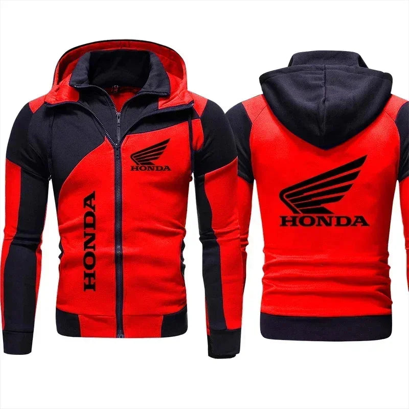 Honda Logo Men's Racing Hoodie, Suitable For Daily Cycling And Outdoor Motorcycle Riding Sports Tops