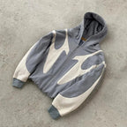 American  Retro Letter Printed Devil Pattern Hoodie Y2k Harajuku Casual Couple Zipper Hoodies Sweatshirt Fashion Street Clothing