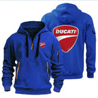 Ducati men's hooded sweatshirt spring autumn outdoor sportswear fashionable casual motorcycle enthusiasts loose men's clothing