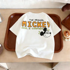 Disney Donald Duck T-shirt Summer Kids Clothing Printed Cartoon Short Sleeve Tops Popular Design Baby Boys T Shirts Crewneck