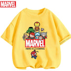 Boys Spiderman Clothes Girls Spider-Man Graphic T-Shirt Ages 3-14 Summer Marvel Kids Casual Tops