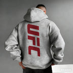 Men's Pattern Hoodies –Bold Back Prints MMA Inspired Streetwear Loose Fit Perfect for Gym  Casual Wear Limited Edition Designs