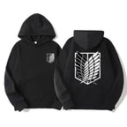Japan Anime Attack on Titan Men Hoodies Spring Autumn Hip Hop Casual Pullover Top Hoodie Fashion Sweatshirts Jogging Sportswear