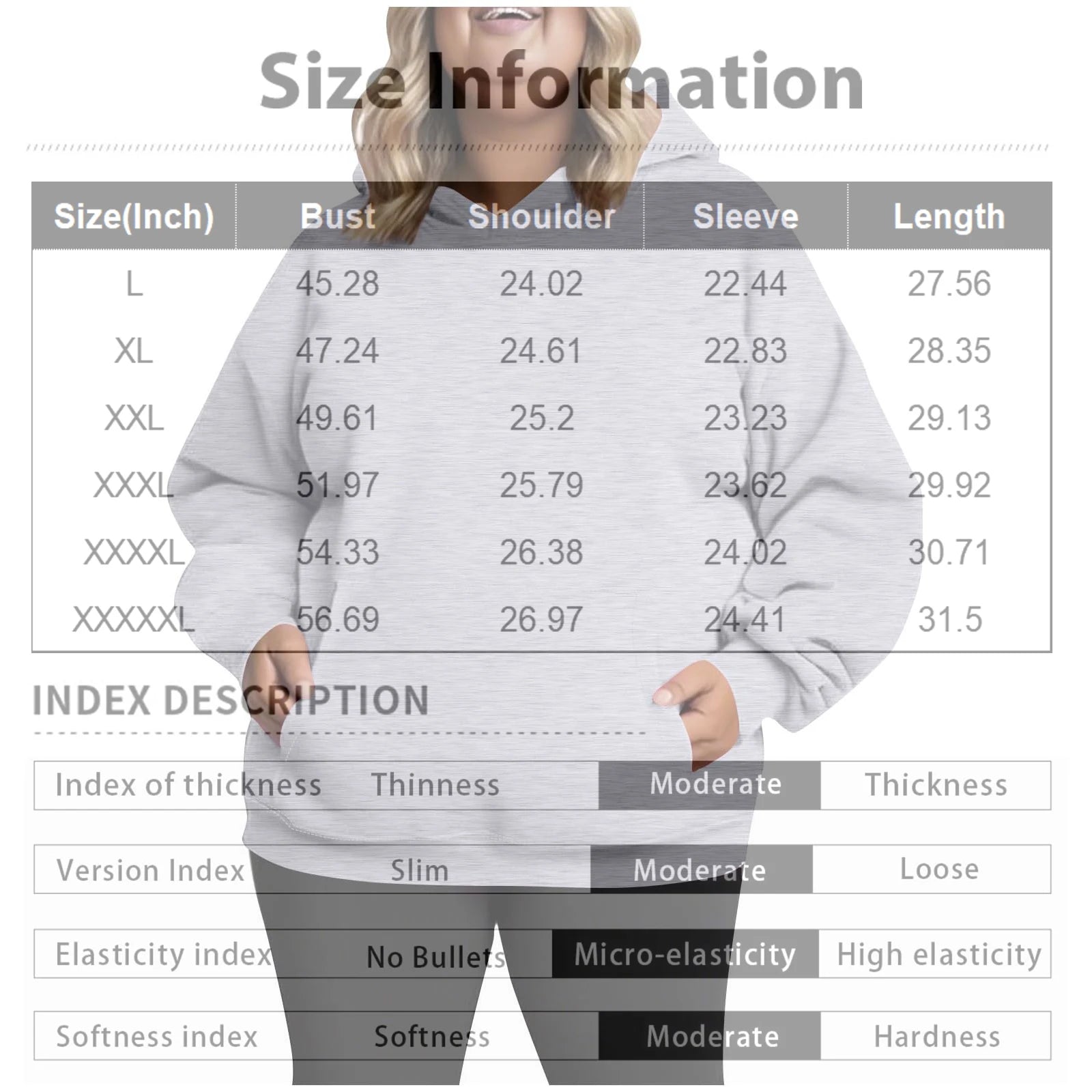 Plus Size Hooded Sweatshirt for Women Fall Fashion Casual Solid Color Pocket Hoodies Women's Clothing Street Hip Hop Hoody