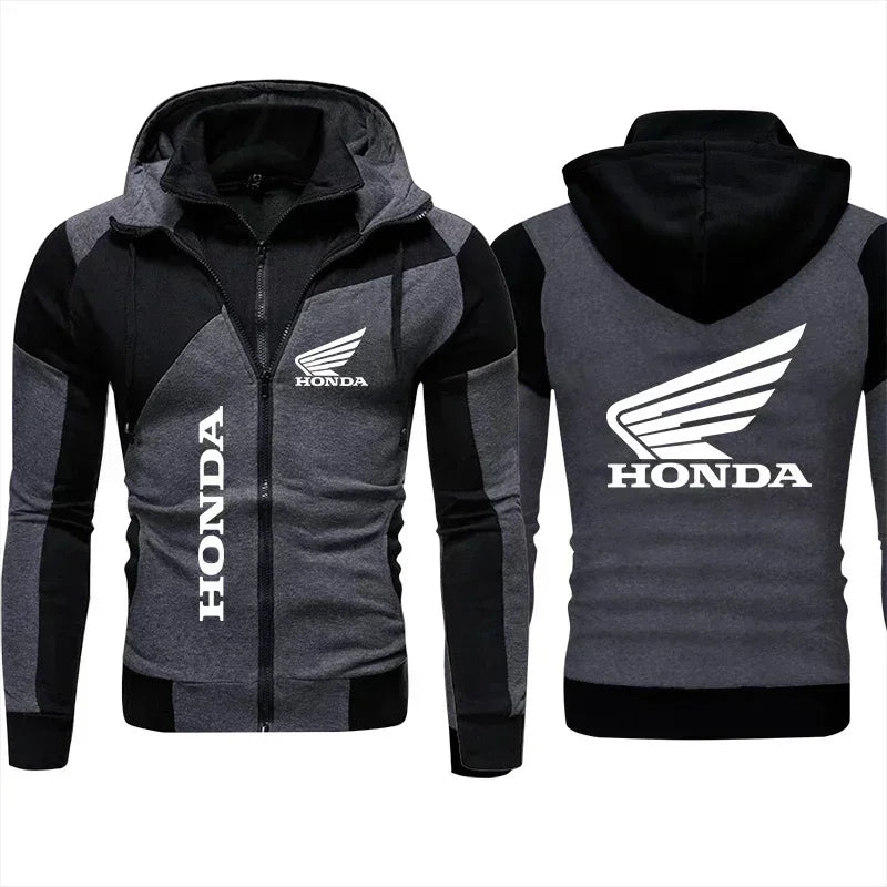 Honda Logo Men's Racing Hoodie, Suitable For Daily Cycling And Outdoor Motorcycle Riding Sports Tops