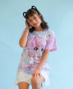 Summer Latest Harajuku Style Arrogant Girl Pattern Women's T-shirt Y2k Cute Children's Girl 3D Short Sleeve Oversized Casual Top