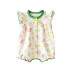 3-18 Month baby Summer clothes rompers girls overalls short Sleeve bodysuit cotton baby clothing jumpsuit newborn Girl onesies