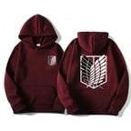 Japan Anime Attack on Titan Men Hoodies Spring Autumn Hip Hop Casual Pullover Top Hoodie Fashion Sweatshirts Jogging Sportswear