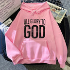 New Hoodies God Print Pullover Fashion Women Men Hoodies Long Sleeve Casual Hooded Sweatshirt Christian Shirt Design Hoody
