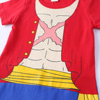 0-2 Years Baby Boy and Girl Romper Newborn Summer Short-sleeved Jumpsuit Baby Anime Cartoon Cotton Cosplay Costume
