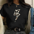 2024 Plus Size Womens Cartoon Graphic Star Printing T-shirts 90s Girls Style Casual Fashion Aesthetic Printed Female Top Tees
