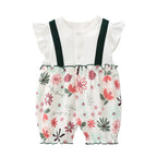 3-18 Month baby Summer clothes rompers girls overalls short Sleeve bodysuit cotton baby clothing jumpsuit newborn Girl onesies