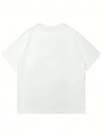Mens  Comfortable Mens White Crew Neck T-Shirt Cross Jesus Print T-Shirt Vintage Shirt Graphic T-Shirt pro choice streetwear