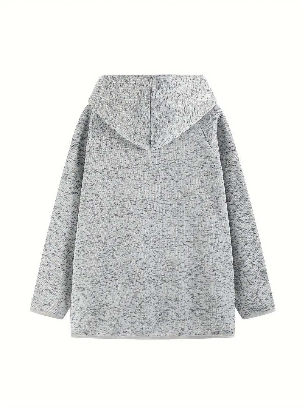 Women Plus Size Woven Autumn Hoodie