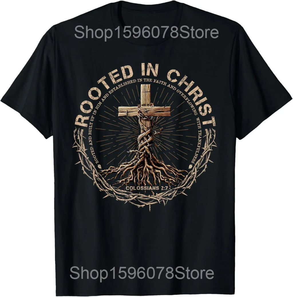 Funny Jesus Is King Christian Religious Faith T Shirts Men Cotton Humor Streetwear Tee Shirt Short Sleeve Unisex Loose Clothing