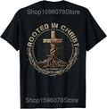 Funny Jesus Is King Christian Religious Faith T Shirts Men Cotton Humor Streetwear Tee Shirt Short Sleeve Unisex Loose Clothing
