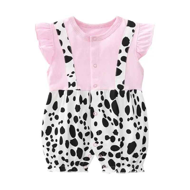 3-18 Month baby Summer clothes rompers girls overalls short Sleeve bodysuit cotton baby clothing jumpsuit newborn Girl onesies