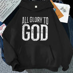 New Hoodies God Print Pullover Fashion Women Men Hoodies Long Sleeve Casual Hooded Sweatshirt Christian Shirt Design Hoody