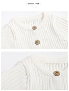 2025 New Infant Baby Girls Boys Knitted Jumpsuit Toddler Baby Girl Boys Long Sleeved Knitting Romper Children Clothes