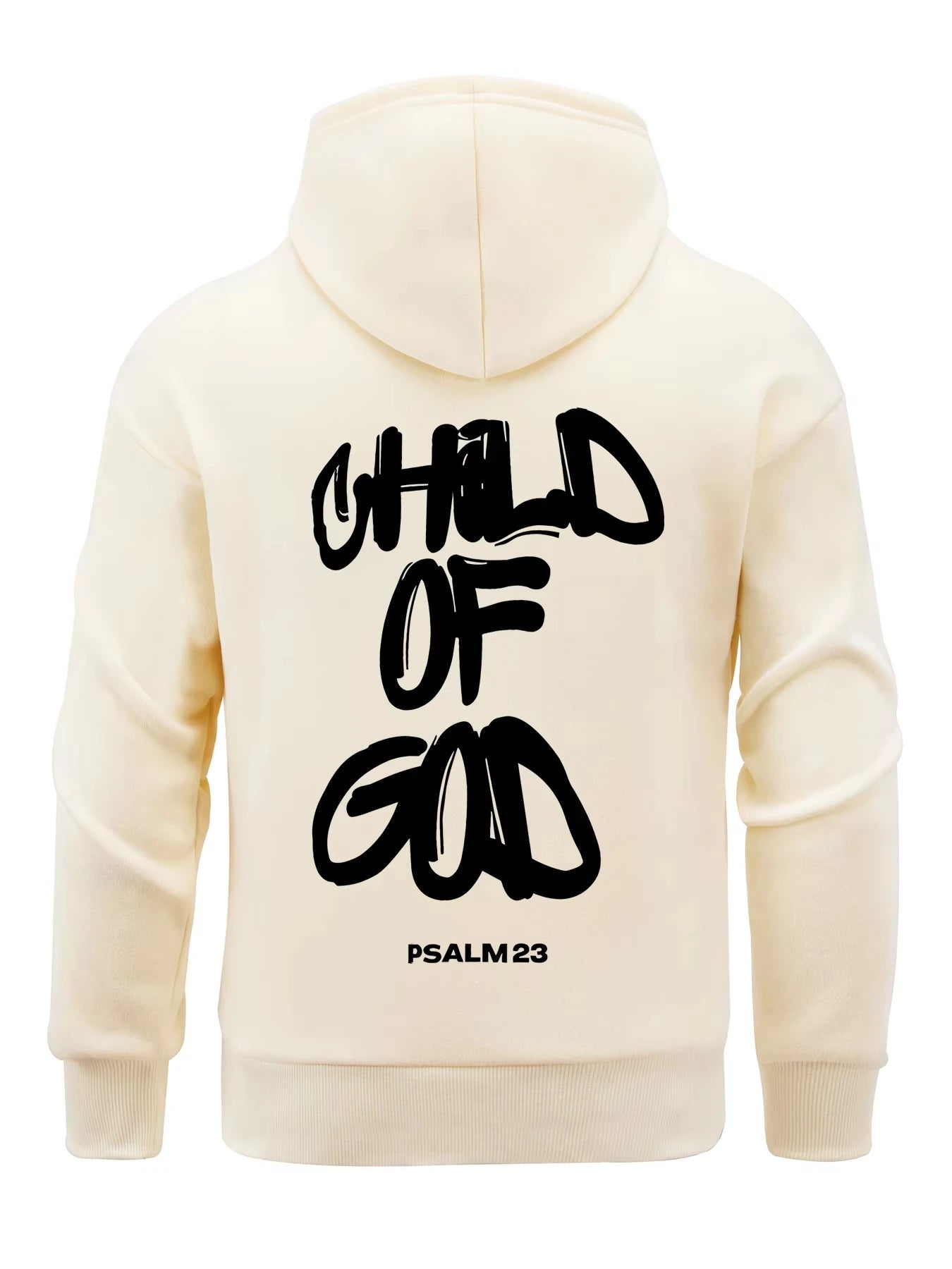 Child Of God Psalm 23 Design Men Hoodies All-Match Fleece Hoody Loose Soft Tops Pocket Clothes Casual Fashion Streetwear