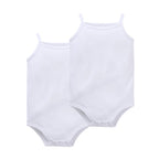 2025 Infant Baby Girls Boys Bodysuit 100% Cotton 1 pcs 2 pcs 3 pcs Sling Vest Design Newborn Clothes