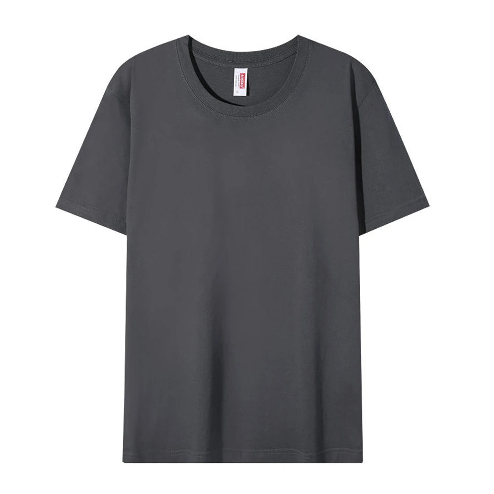 Plain Cotton T Shirts Wholesale High Quality Crew Neck Tshirt Unisex Tee Shirt Blanc White Tshirt For Men Camisetas Masculinas